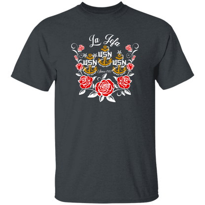 La Jefa Rose Gold 5.3 oz. T-Shirt