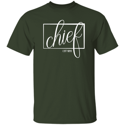 Chief 1893 White 5.3 oz. T-Shirt