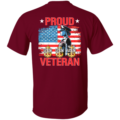 Proud Veteran FB 5.3 oz. T-Shirt