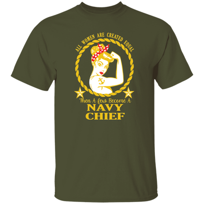 Navy Girl V2 5.3 oz. T-Shirt
