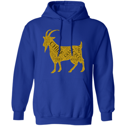 Goat Word Gold Pullover Hoodie