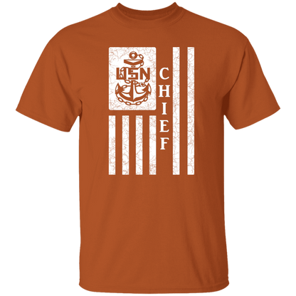 Chief Flag White 5.3 oz. T-Shirt