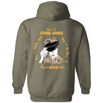 Strong Woman FB Pullover Hoodie