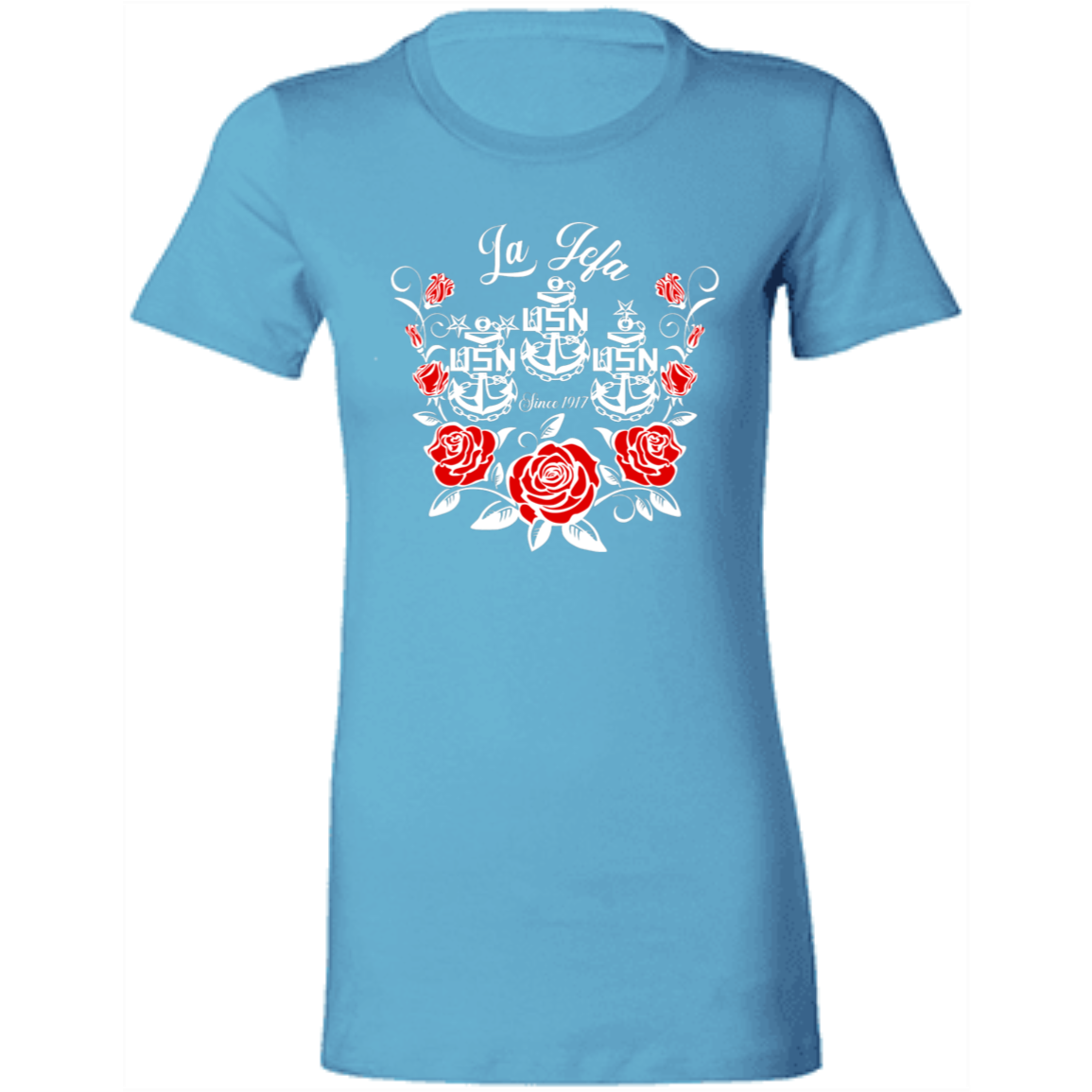 La Jefa Rose White Ladies' Favorite T-Shirt
