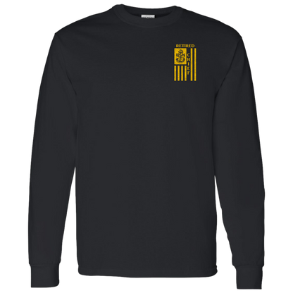 Retired Chief Flag FB LS T-Shirt 5.3 oz.