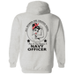 Navy Girl Officer FB Pullover Hoodie