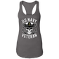 US Navy Veteran Skull  Ladies Racerback Tank