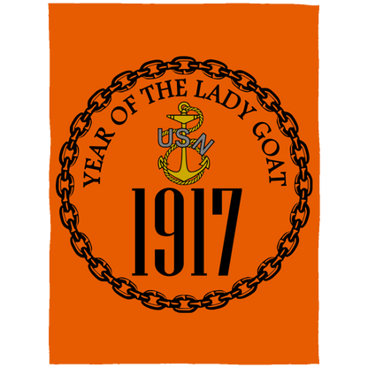 Year of the Lady Goat Fleece Blanket 60x80