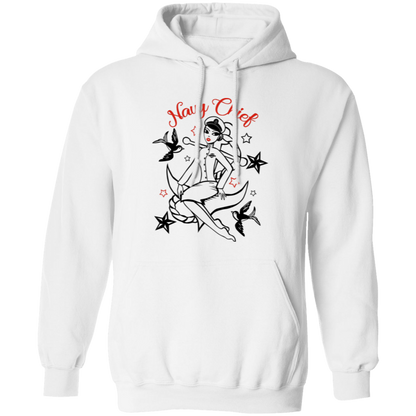Navy Chief Pin Up Pullover Hoodie