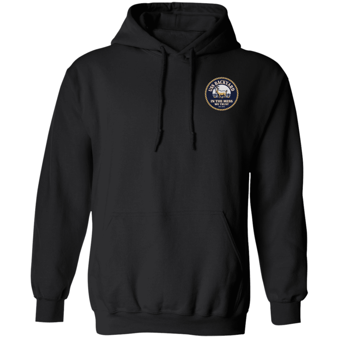 USS Backyard FB Pullover Hoodie