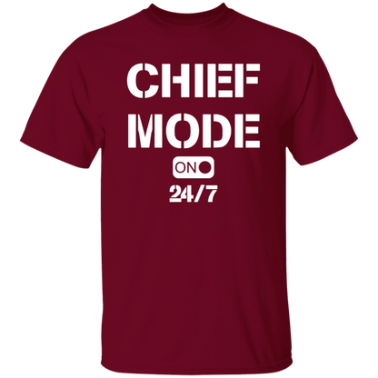 Chief Mode White 5.3 oz. T-Shirt