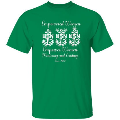 Empowered Women White Design 5.3 oz. T-Shirt