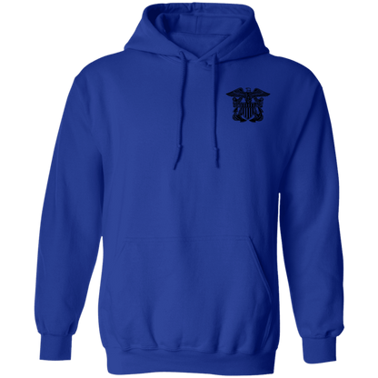 Navy Girl Officer FB Pullover Hoodie