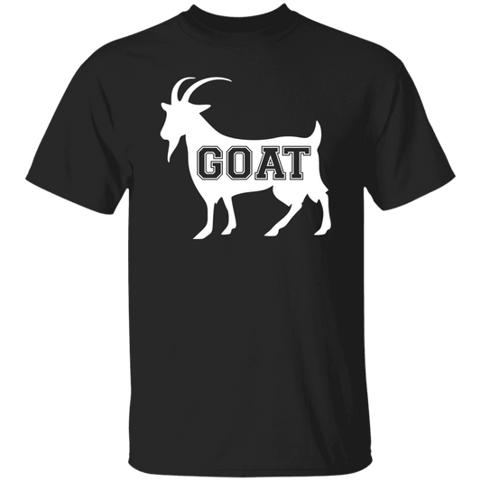 GOAT White 5.3 oz. T-Shirt