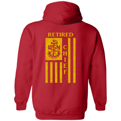 Retired Chief Flag FB Pullover Hoodie