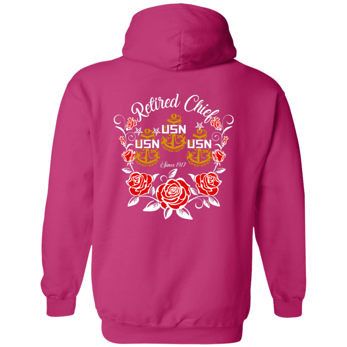 Retired Chief Rose FB Pullover Hoodie