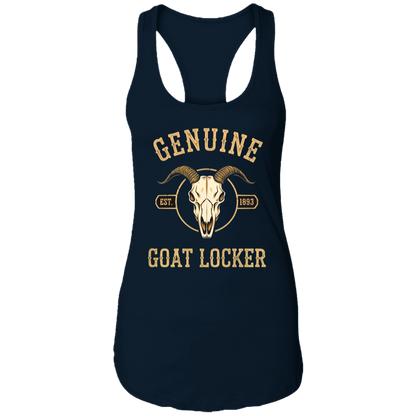 Genuine Goat Locker Ladies Racerback Tank
