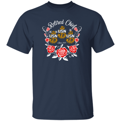 Retired Chief Rose 5.3 oz. T-Shirt