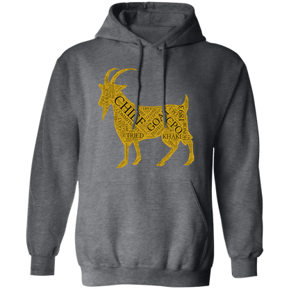 Goat Word Gold Pullover Hoodie