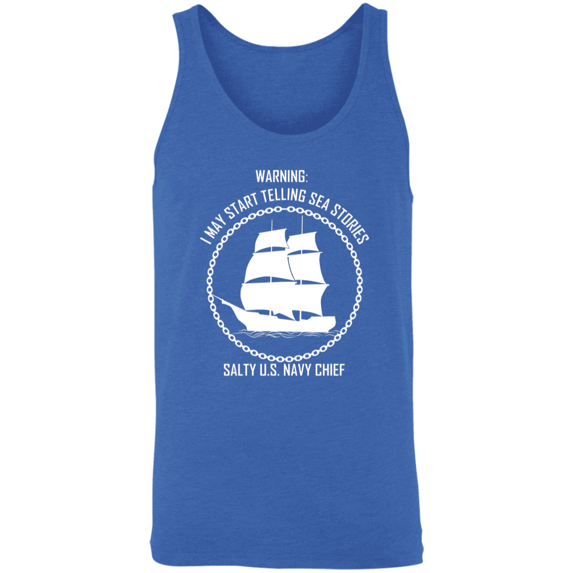 Salty Sea Story White Unisex Tank