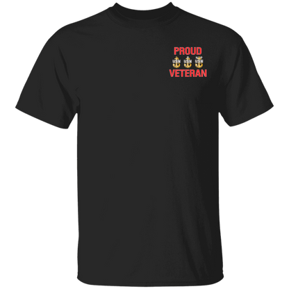 Proud Veteran FB 5.3 oz. T-Shirt