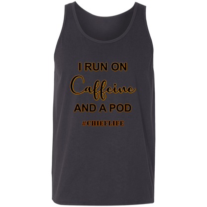 I Run On Caffeine Unisex Tank