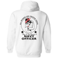 Navy Girl Officer FB Pullover Hoodie