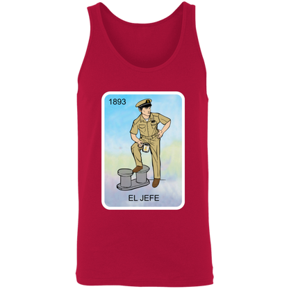 El Jefe Brown Shoe Card Unisex Tank