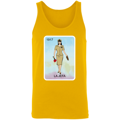 La Jefa Brown Shoe Unisex Tank