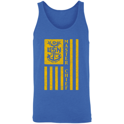 Master Chief Flag Gold Unisex Tank