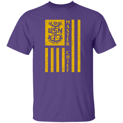 Master Chief Flag Gold 5.3 oz. T-Shirt