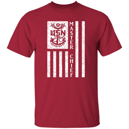 Master Chief Flag White 5.3 oz. T-Shirt