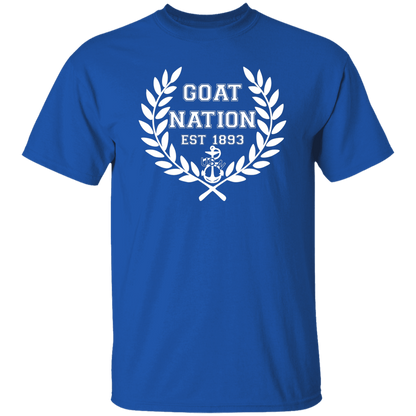 Goat Nation White 5.3 oz. T-Shirt