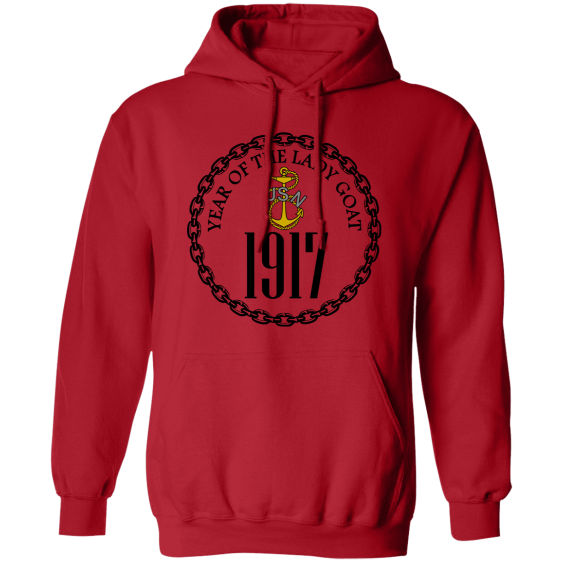 Year of the Lady Goat Pullover Hoodie