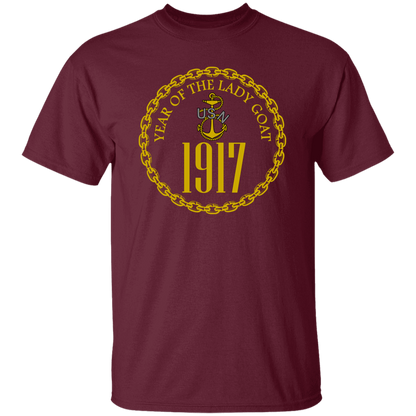 Year of the Lady Goat Gold 5.3 oz. T-Shirt