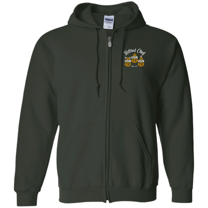 Retired Chief Rose Zip Up Hooded Sweatshirt
