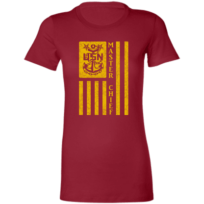 Master Chief Flag Gold  Ladies' Favorite T-Shirt