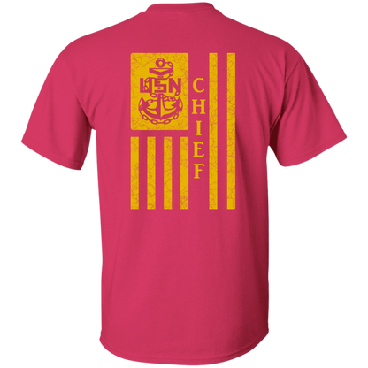 Chief Flag Front and Back 5.3 oz. T-Shirt