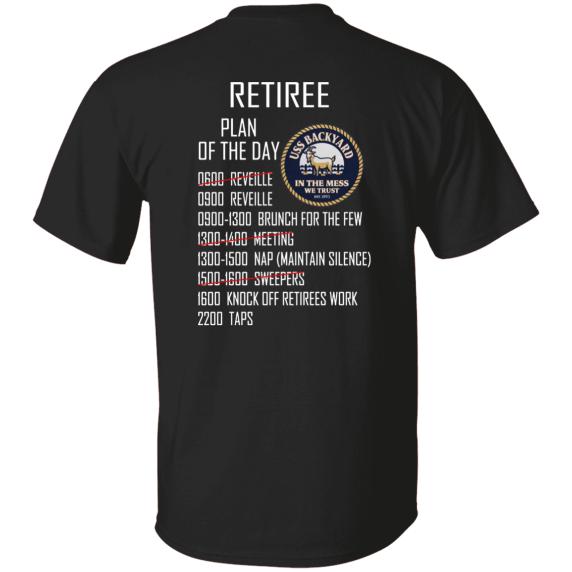 Retiree POD 5.3 oz. T-Shirt