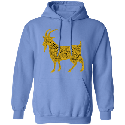 Goat Word Gold Pullover Hoodie