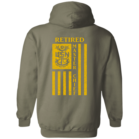 Retired Master Chief Flag FB Pullover Hoodie