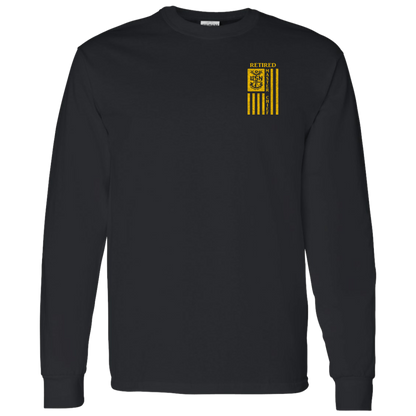 Retired Master Chief Flag FB LS T-Shirt 5.3 oz.