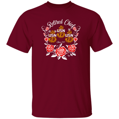 Retired Chief Rose 5.3 oz. T-Shirt
