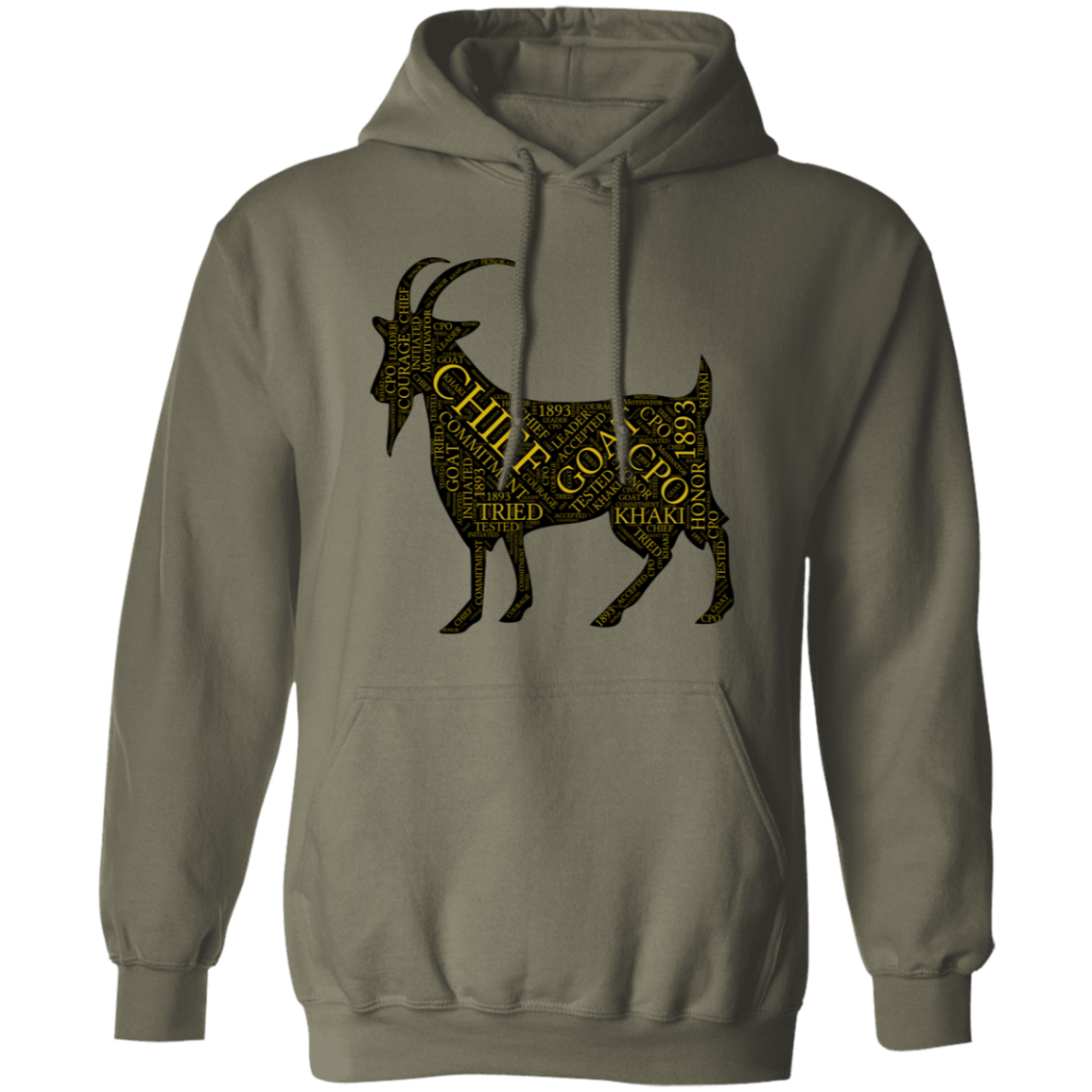 Goat Word Pullover Hoodie