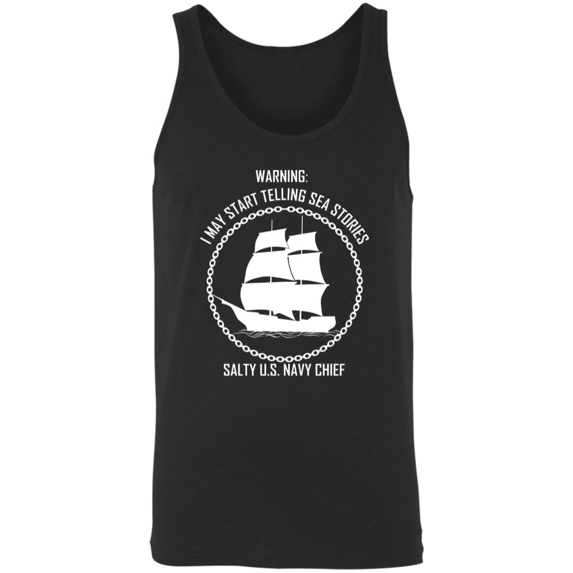 Salty Sea Story White Unisex Tank