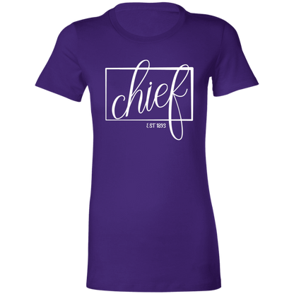 Chief 1893 White Ladies' Favorite T-Shirt