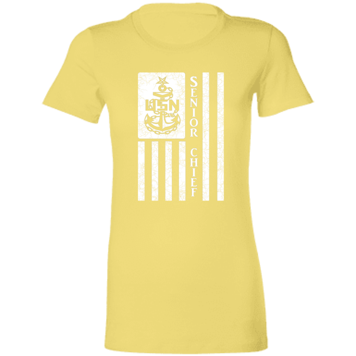 Senior Chief Flag White Ladies' Favorite T-Shirt