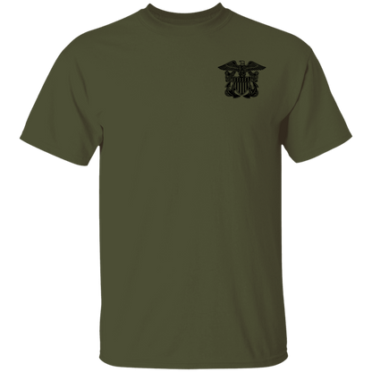Navy Girl Officer FB 5.3 oz. T-Shirt