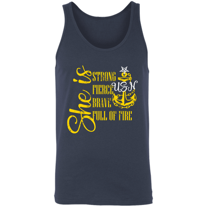 She is Senior Unisex Tank