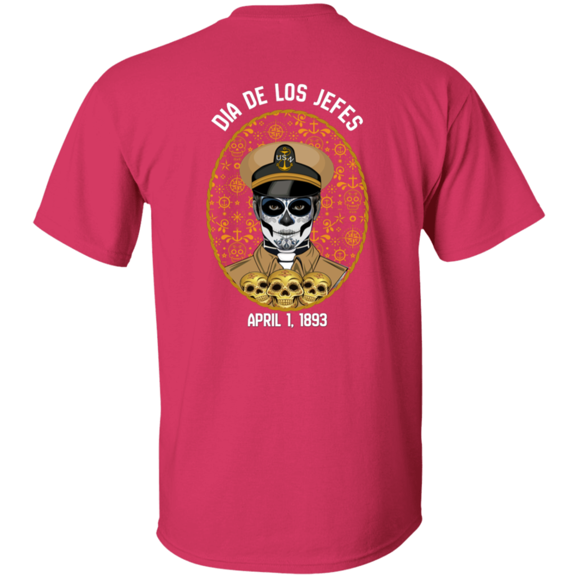 Dia De Los Jefes FB 5.3 oz. T-Shirt